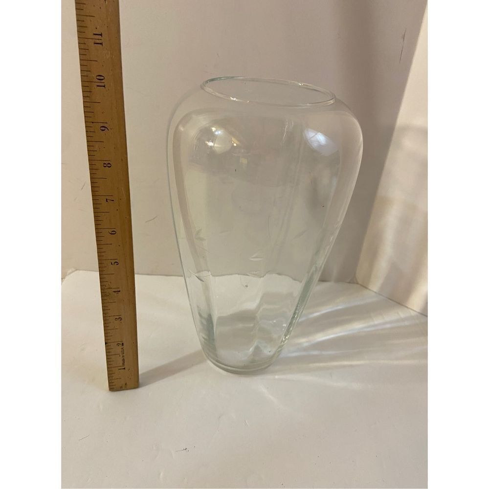 Princess House 10" Crystal Glass Vase‎